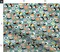 Sushi Cat Funny Cats Sashimi Fish Green Orange Black White Seafood Kitty Custom Printed Fabric by Spoonflower Various Fabrics by the Yard or Fat Quarter